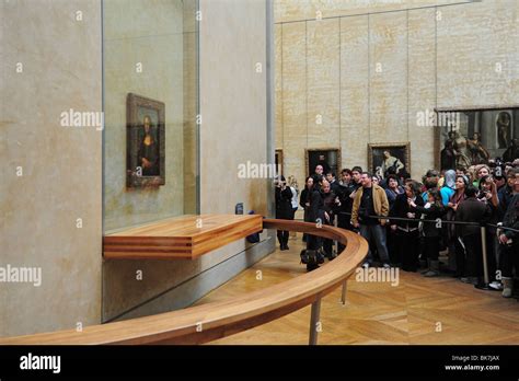 France Paris Louvre museum art gallery Mona Lisa room crowds of ...