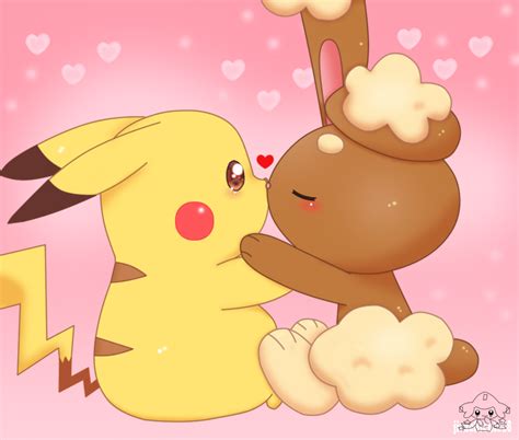 Kissing To Pikachu 2 by jirachicute28 on deviantART | Pikachu, Cute ...