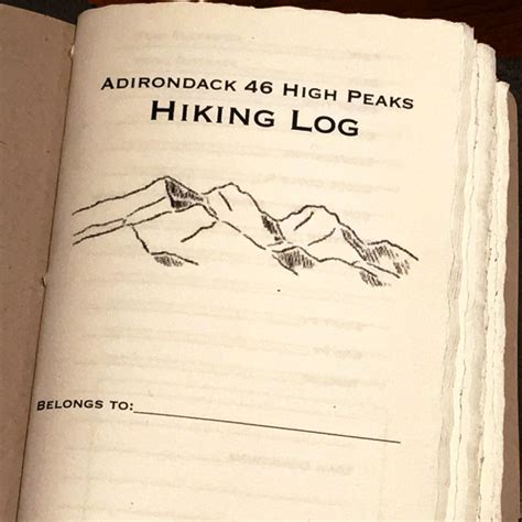 Adirondack 46 High Peaks Hiking Log | Adirondack Gifts – Dartbrook Rustic Goods