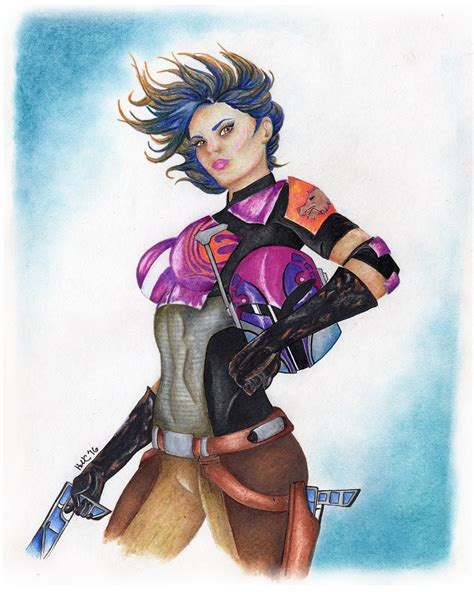 Sabine Wren Star Wars Fan Art Print - Etsy