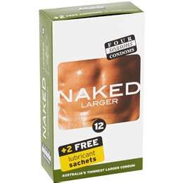 Four Seasons Naked Condoms Larger Pack 12 pack - Black Box Product Reviews