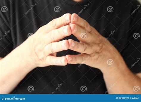 Fingertips Together Hand Gesture Stock Photos - Free & Royalty-Free ...