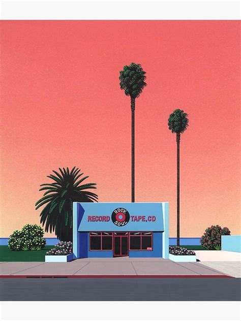 "hiroshi nagai sunset poster" Poster for Sale by campagnamariaa | Redbubble