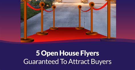 5 Open House Flyers To Attract Buyers - Jigglar.com