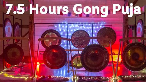 7.5 hours Gong Puja no 1 - gong bath, sound bath meditatiion for sleep, relaxation. 睡眠音樂 ,dormir ...