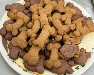 Dog Bone & Paw Print Cookies | Volunteer Holiday Party | Flickr