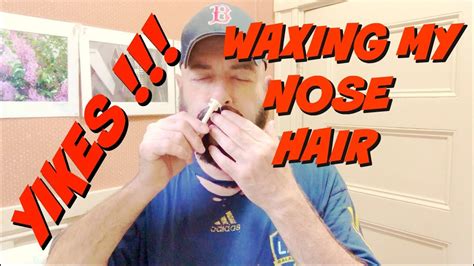 WAXING NOSE HAIR & Gardening & Working Out - YouTube