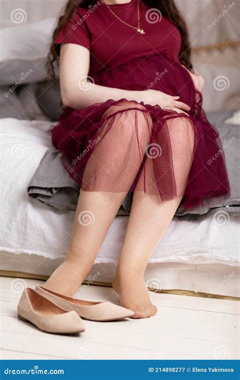 Tired Swollen Female Legs of Pregnant Woman with Swelling and Edema Stock Image - Image of fluid ...