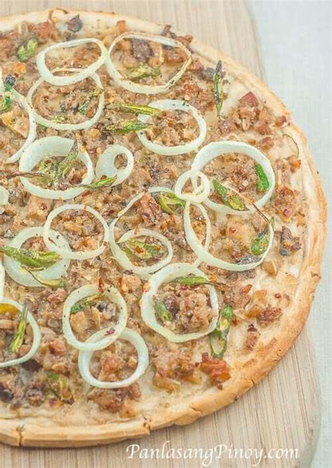 Sisig Pizza - Panlasang Pinoy