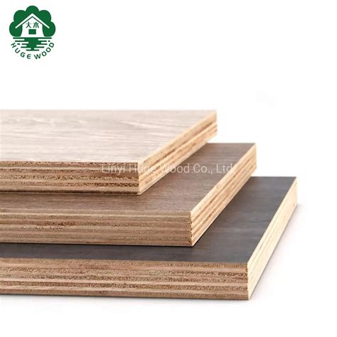 3mm-18mm Waterproof Poplar Core Veneer Laminated Marine Commercial Plywood for Construction ...