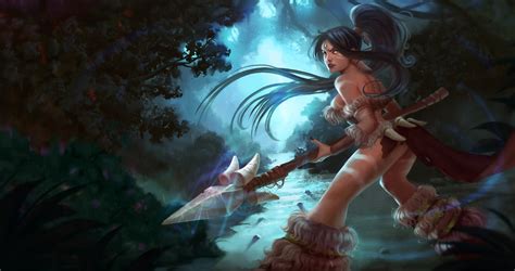 Nidalee (League of Legends fan art) by GeorgeStratulat on DeviantArt