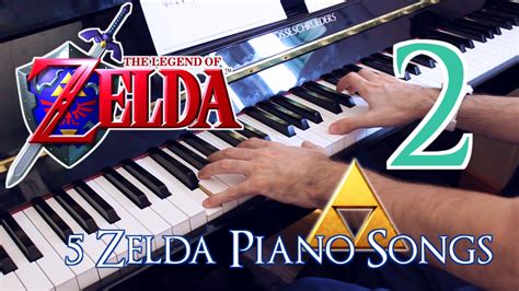 🎵 [2/2] Five "The Legend of Zelda" Piano Songs ~ Played by Moisés Nieto ...