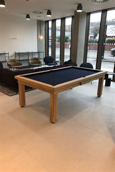 Here is our remarkable Modern Pool Table made in our oak colour #0 with ...