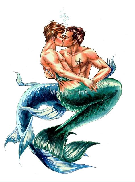 "Merman Love" by MerrowFins | Redbubble