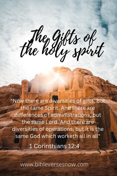 Gifts of The Holy Spirit Bible Verses – Bible Verses of the day