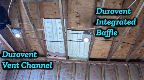 Durovent Integrated Baffle VS. Durovent Vent Channel with Installation - YouTube