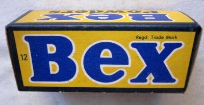 OLD ADVERTISING AUSTRALIAN Chemist BEX POWDERS 1950s - 1960s FULL BOX ...