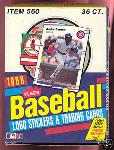 The Fleer Sticker Project: 1988 Fleer Baseball Stickers