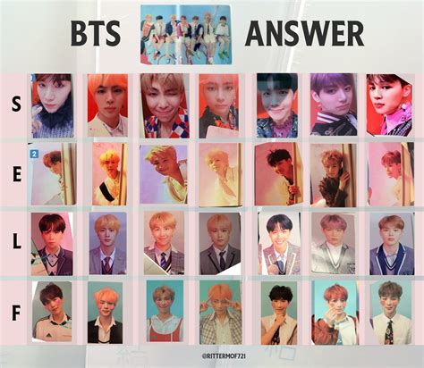 Bts Photocard Template