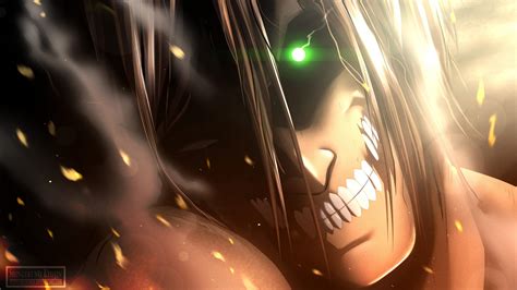 Attack On Titan Titan Eren Wallpapers - Top Free Attack On Titan Titan Eren Backgrounds ...