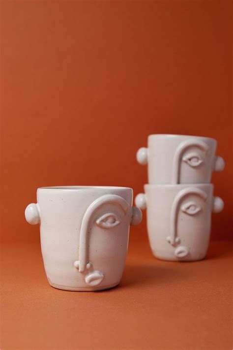 Face cup. Abstract Face Mug. Face mug pottery. Pottery handmade mug. Tea cup, Coffee mug. | Clay ...