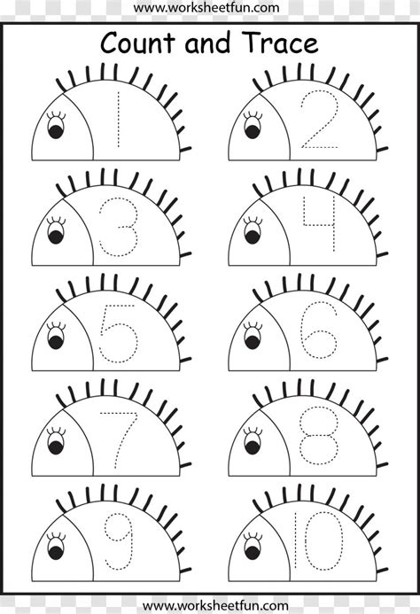 Number Worksheet Nursery School Writing Mathematics - Drawing Transparent PNG