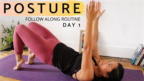 POSTURE ROUTINES FOR ROUNDED UPPER BACK Day 1 - Core and Back Strengthening Exercises |Follow ...