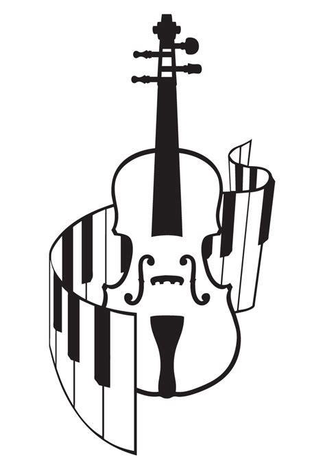 Free Violin Black And White Clipart, Download Free Violin Black And ...