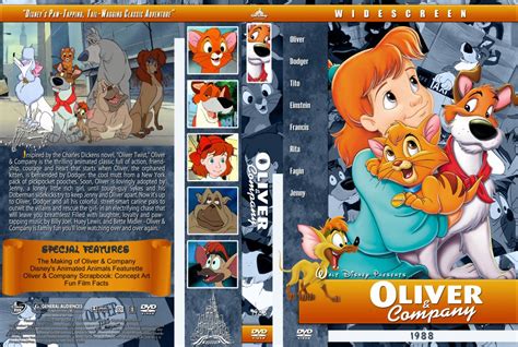 Oliver And Company - Movie DVD Custom Covers - 1988 Oliver and Company1 :: DVD Covers