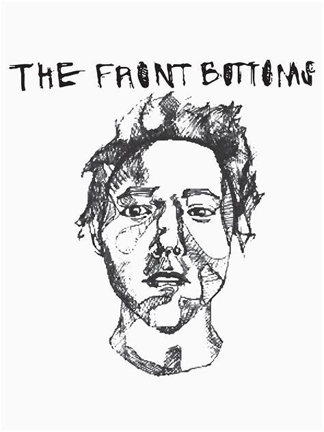 "The Front Bottoms Face and Name" T-shirt for Sale by diariesofpierce | Redbubble | the front t ...