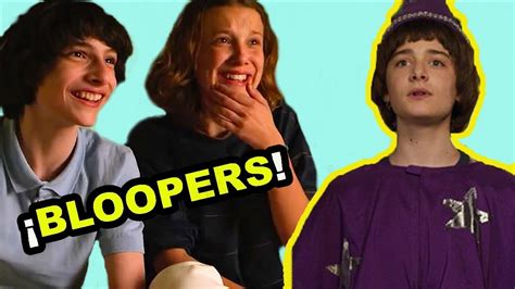 BLOOPERS De Stranger Things-Risa TOTAL 😂 - YouTube