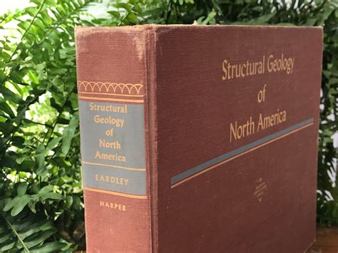 Geology Book Structural Geology of North America Book 1951 - Etsy