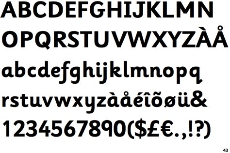 Identifont - Sassoon Infant Bold