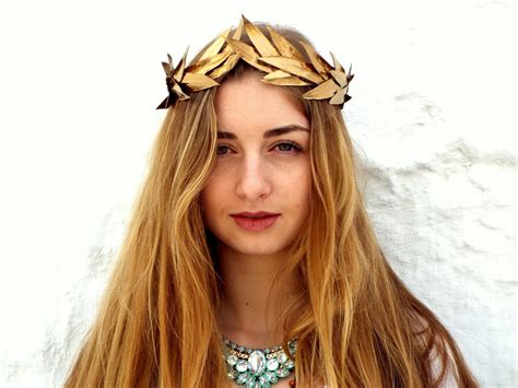Gold leaf Crown, Gold Headband, Golden leaves Headpiece, Greek Goddess, Flower crown, Woodland ...