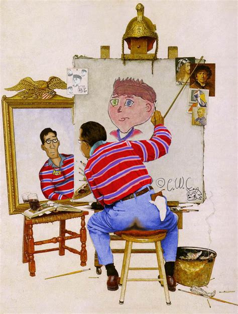 Chris-chan Norman Rockwell by NeverMonkey on DeviantArt