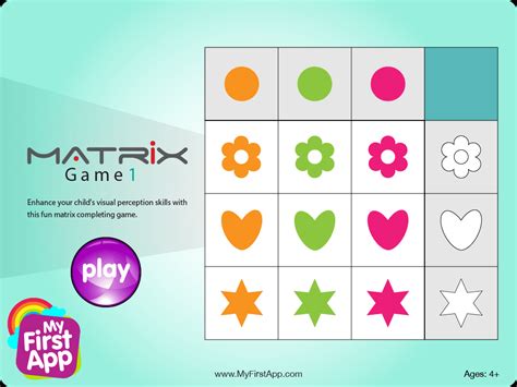 Matrix games – My First App