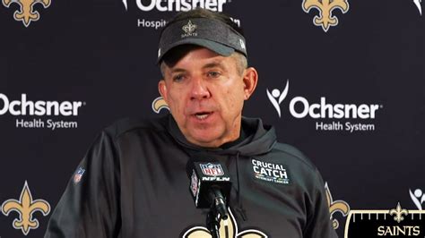 Sean Payton Saints at Bears Postgame Press Conference