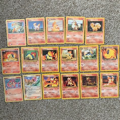 Fire Type Pokemon Lot on Mercari | Fire type pokémon, Pokemon, Pokemon cards