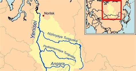 Ultima Thule: The mighty Yenisei, one of the four great rivers of ...