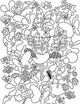 Doodle Coloring Pages  Best For Kids sketch template