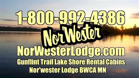 Gunflint Trail Lake Shore Rental Cabins Nor'wester Lodge BWCA MN - YouTube