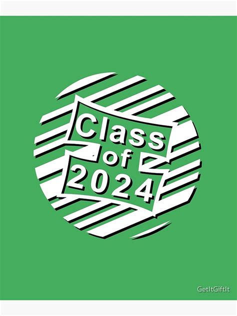 "Class Of 2024 Graduation design" Canvas Print by GetItGiftIt | Redbubble