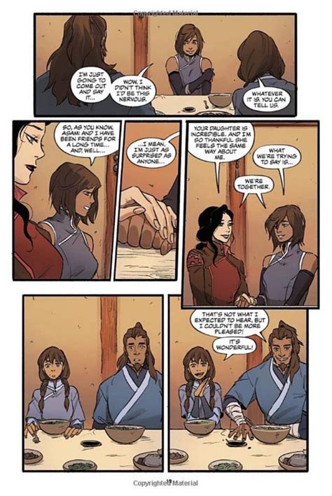 NickALive!: Preview Pages From First "Legend Of Korra" Comic Show Korra ...