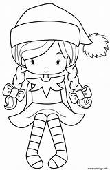 Coloriage Lutine lutin Fille Adorable  JeColoriecom sketch template