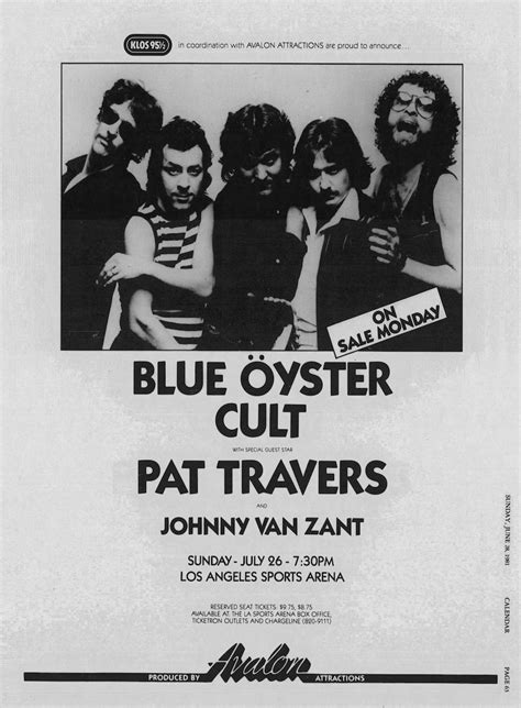 Blue Öyster Cult | rocktourdatabase.com