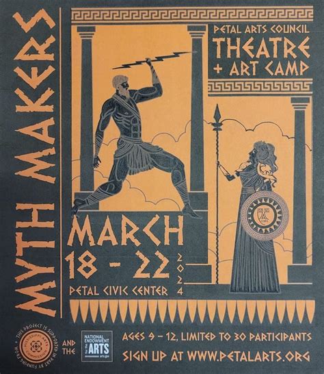 MYTH MAKERS THEATRE & ART CAMP, Petal Civic Center, March 18 to March ...