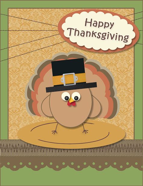 Butterfly Punch Turkey Thanksgiving Card | I found a very cu… | Flickr