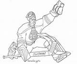 Hockey Goalie Coloring Pages At GetColoringscom  Free Printable sketch template