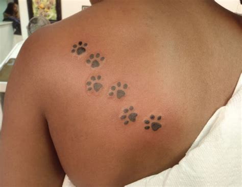 Paw Print Tattoos Cat Paw Print Tattoo, Cat Paw Tattoos, Pawprint ...