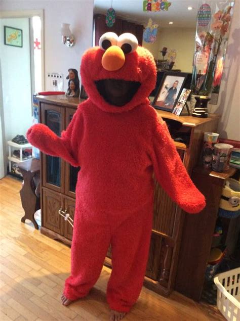 Adult Prestige Plus Size Elmo Costume